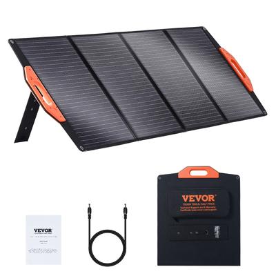 VEVOR Portable Monocrystalline Solar Panel IP67 Waterproof for Home, Off Grid, Hiking