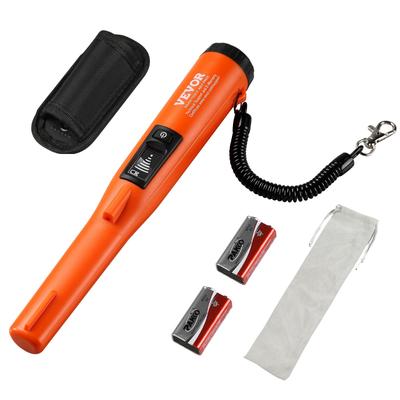 VEVOR Metal Detector Pinpointer Fully Waterproof Handheld Pin Pointer Wand Treasure Hunting for Adults and Kids - 4.5 inch