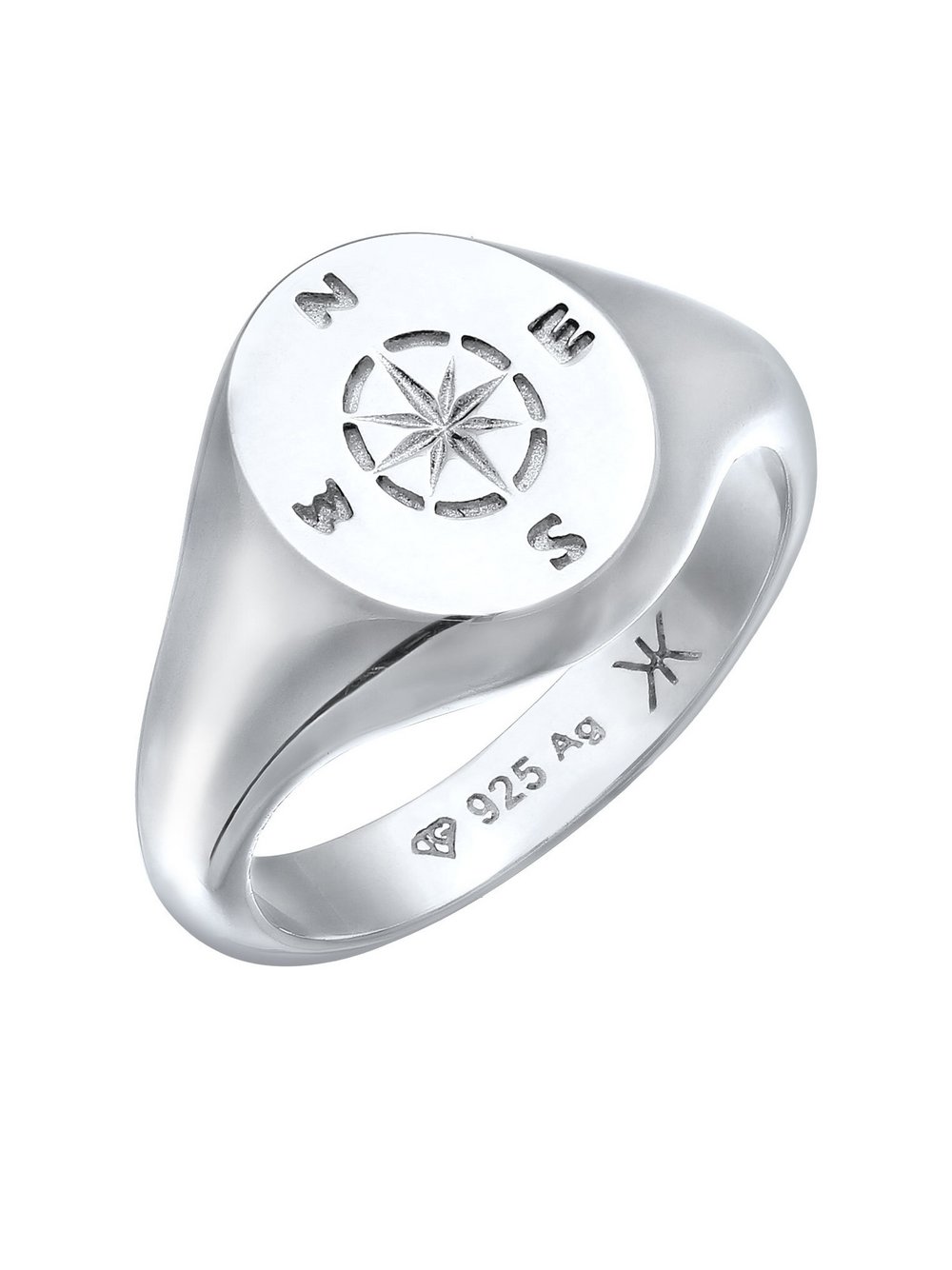 KUZZOI Ring Herren silber, 66 Image