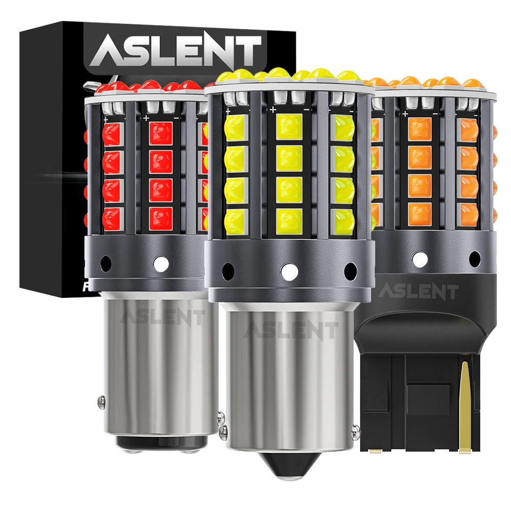 2x 1157 BAY15D P21/5W 1156 BA15S P21W BAU15S PY21W LED WY21W 7440 W21W T20 7443 W21/5W Lampadina LED per Indicatori di Direzione, Retromarcia e Freni 12V
