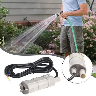 1pcs 1000L/H 12V Submersible Water Pump For Garden Sprinklers Lawn Shower Motorhome Pond Deep-well Pump Alternative Pump