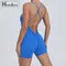 Hearuisavy Sports Jumpsuit Women Gym One-Piece Suit Fitness Yoga Fitness Boilersuit Workout