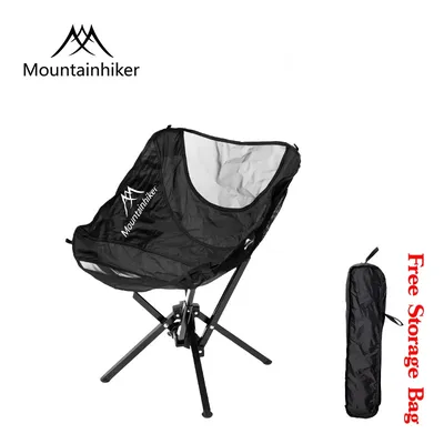 MOUNTAINHIKER Travel Folding Chair Superhard High Load Outdoor Camping Chair Portable Beach Hiking Picnic Seat Fishing Chair