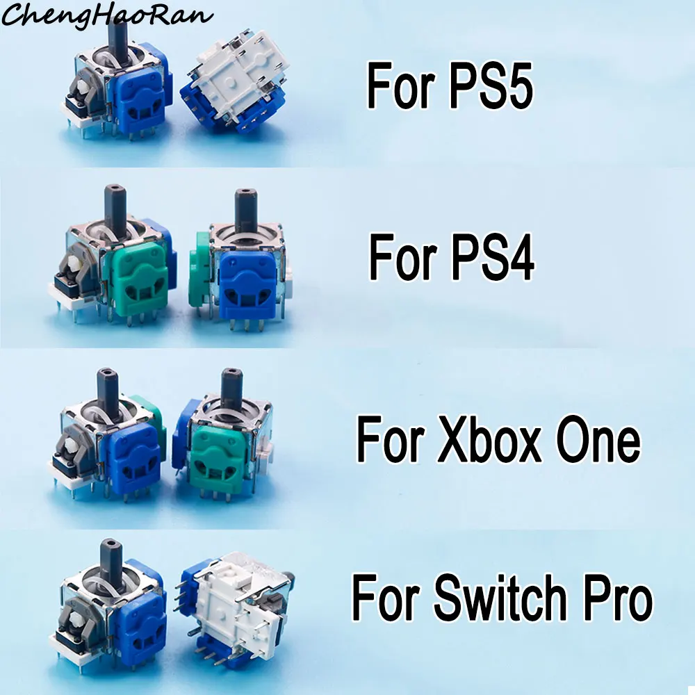 1 Piece 3D Hall Electromagnetic Joystick For Xbox One/ Xbox SerieseS X/ Switch Pro Controller Joystick Remote Stick Repair Parts