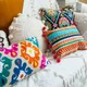 30x60/35x45/45x45cm Bohemian embroidered throw pillow cover living room sofa hand Cushion Waist Cover Simple Bedding Pillowcase