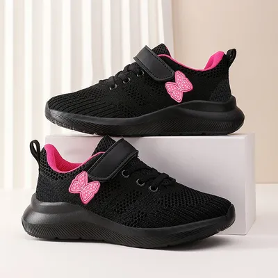 Children's sports shoes, girls' breathable leisure shoes, outdoor sports shoes, mesh surface anti