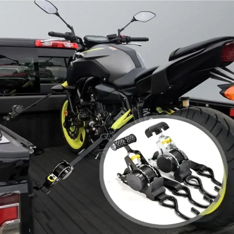 Cinghia tendicinghia a cricchetto per cinghie Auto per Auto per nastro di carico cinghia a cricchetto per carico cinghia per bagagli cinture retrattili per moto
