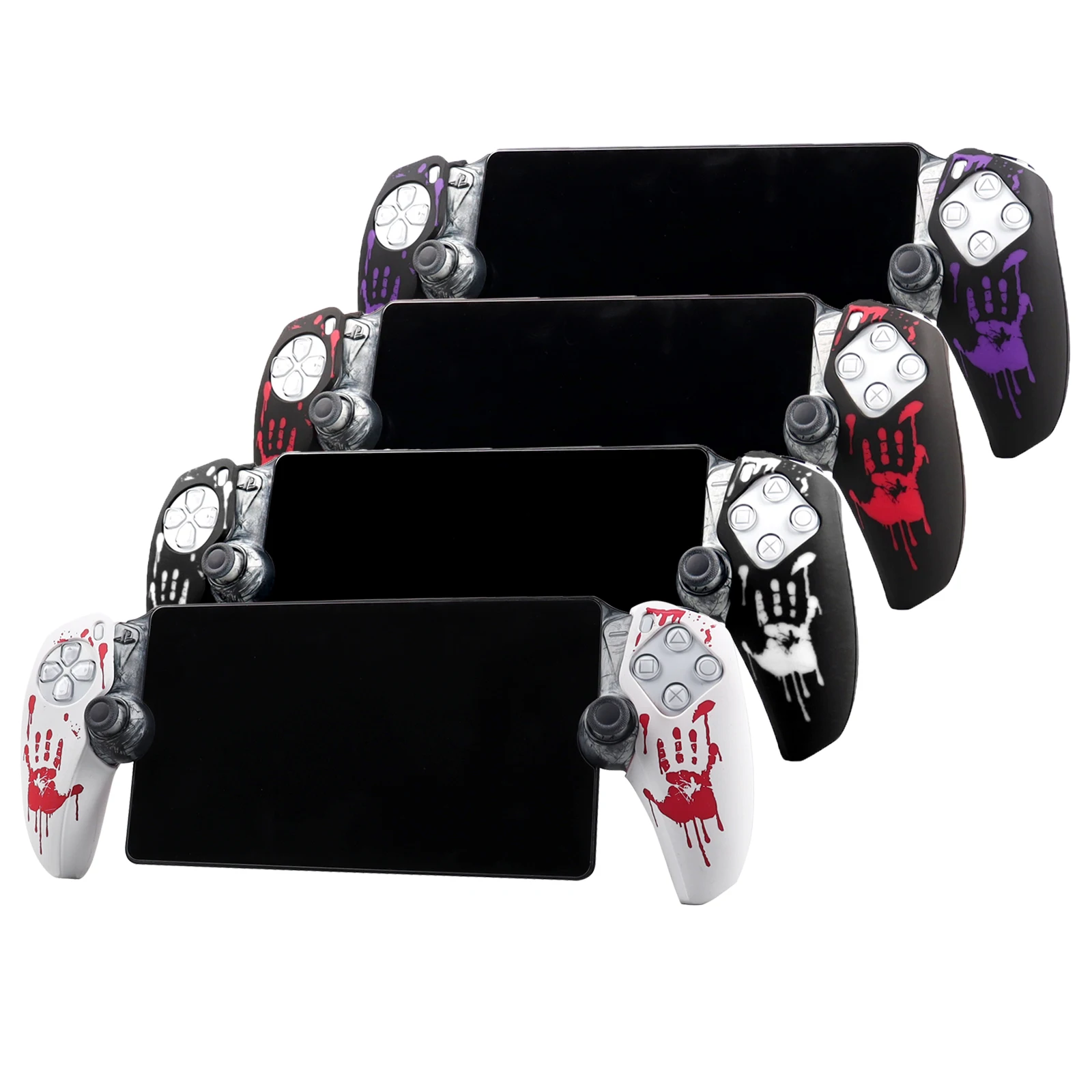 Seperated Soft Silicone Protective Cover For PlayStation Portal Remote Player Gamepad Skin Joystick Cases Video Games Controller