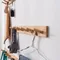 Nordic Wall Storage Coat Rack with Hooks Bamboo Clothes Hat Robe Key Hanger Organizer Holders for