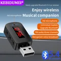 Ricevitore USB Bluetooth 5.4 Trasmettitore audio wireless Adattatore USB con display a LED Supporto