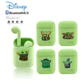 Disney TWS i7 Mini 2 Yoda Auricolari wireless Bluetooth 5.0 Auricolari Macaron opachi con microfono Custodia di ricarica Auricolari vivavoce