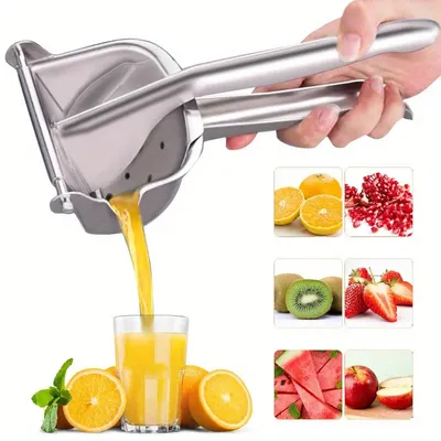Heavy-Duty Metal Lemon Squeezer -Easy Manual Citrus Press Juicer Ergonomic & Durable for Fresh Juice Apple Juicer For Restaurant