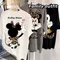 Disney Mickey Anime camicette Y2k Plus Size abbigliamento donna magliette grafiche abbigliamento
