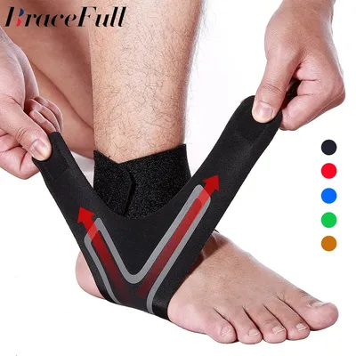 1 PC Fitness Sports Ankle Brace Gym Elastic Ankle Support Gear Foot Weights Wraps Protector Legs Power Weightlifting