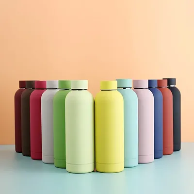 New Steel 500ml Small Mouth Bottle Outdoor Sports USA Style Portable Thermos Cup Cool Water Bottle