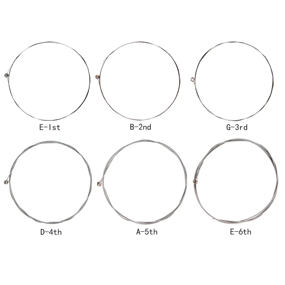 Ew Serie Carbon Steel Gitarren saiten E-Gitarren saiten Set ew7300 Akustik gitarren saiten Regenbogen bunte Gitarren saite