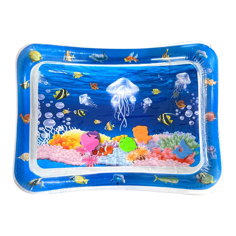 Baby Wasser Spielen Matte Aufblasbare Kissen PVC Infant Bauch Zeit Kleinkind Wasser Pad Für Kinder Frühe Bildung Entwicklung Aktivität Spielzeug Image