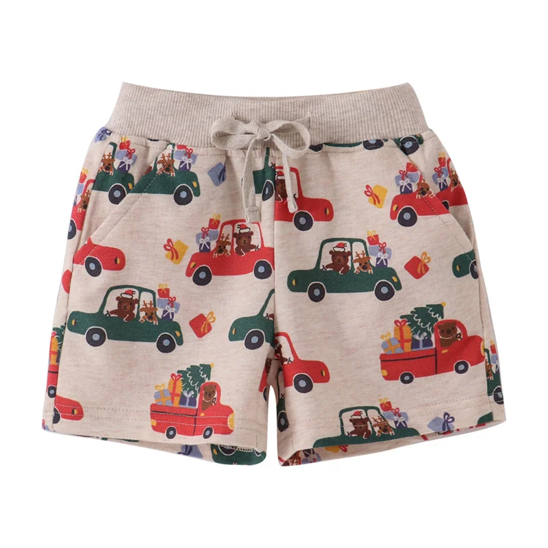 Spring meter 2-7t Neuankömmlinge Autos Baby Shorts Sommer Kordel zug Kleinkind kurze Hosen heiß verkaufen Jungen Mädchen Kleidung Hosen Image