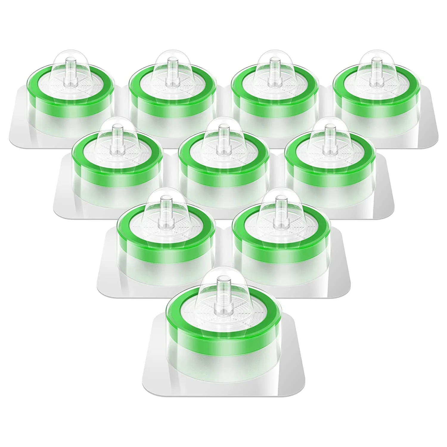 Steriler Spritzen filter Pes 10er Pack, 0,22 um Porengröße, 33mm Membran durchmesser, hydrophile Filtration mit hohem Durchsatz Image