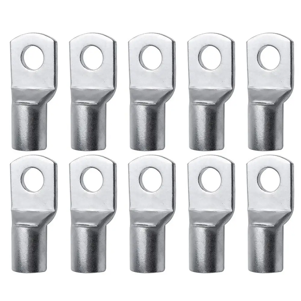 10pcs Kabelst ecker Kit sc Typ Draht Nase Klemme Crimp SC16-6 SC25-6 SC35-6 Bolzen loch verzinnt Kupfer Ösen Ring Image