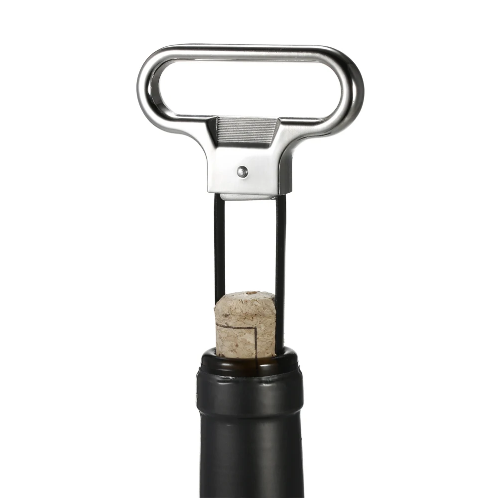 Weinflaschen öffner zweizackiger Korkenzieher entferner Kork abzieher beschädigter Korken entferner alter Wein korkenzieher entferner Haus wärme geschenk Image