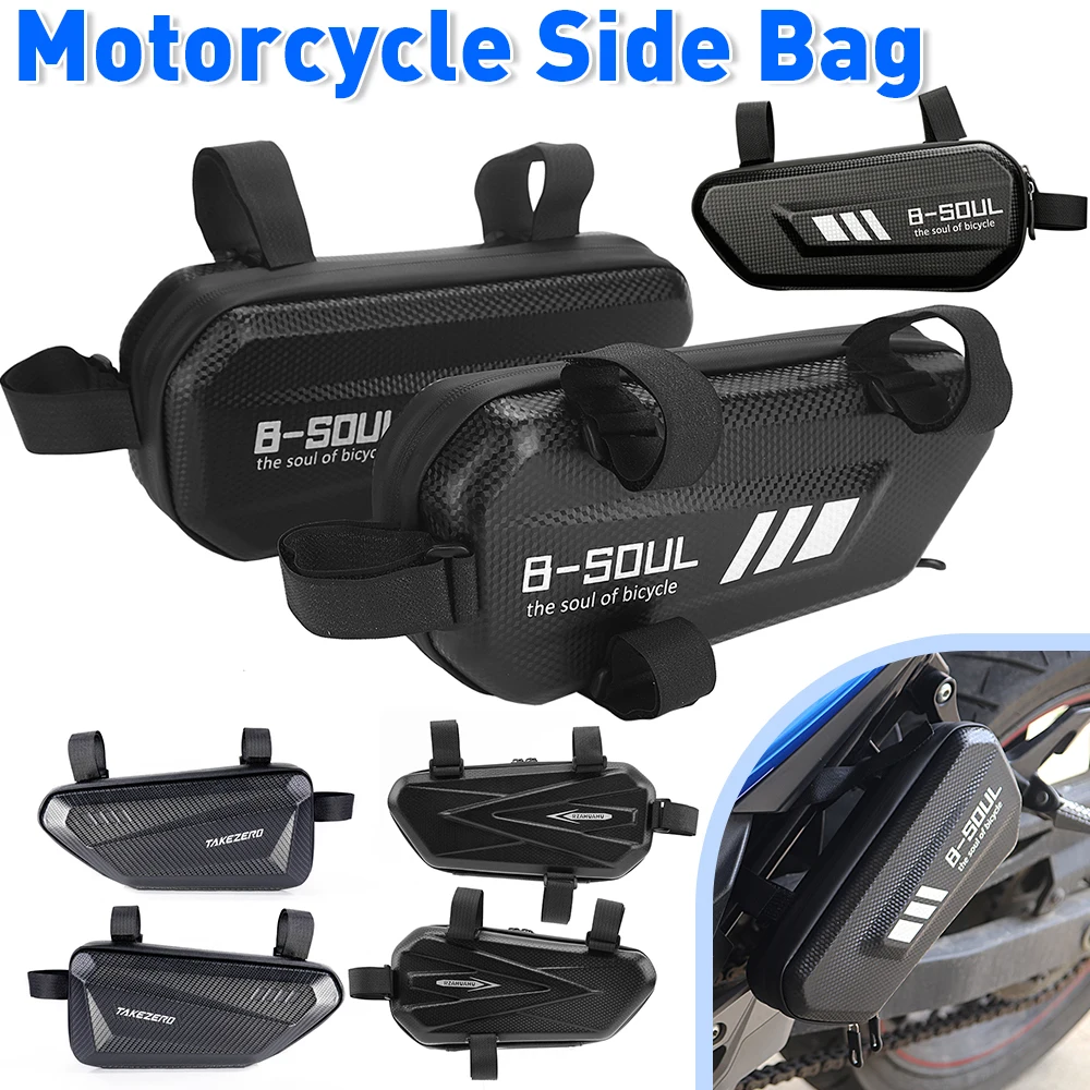 Motorrad Seiten taschen Universal Eva Harts chale wasserdichte Elektro fahrrad Hänge tasche Radfahren Mountainbike Dreieck Beutel Tasche Image