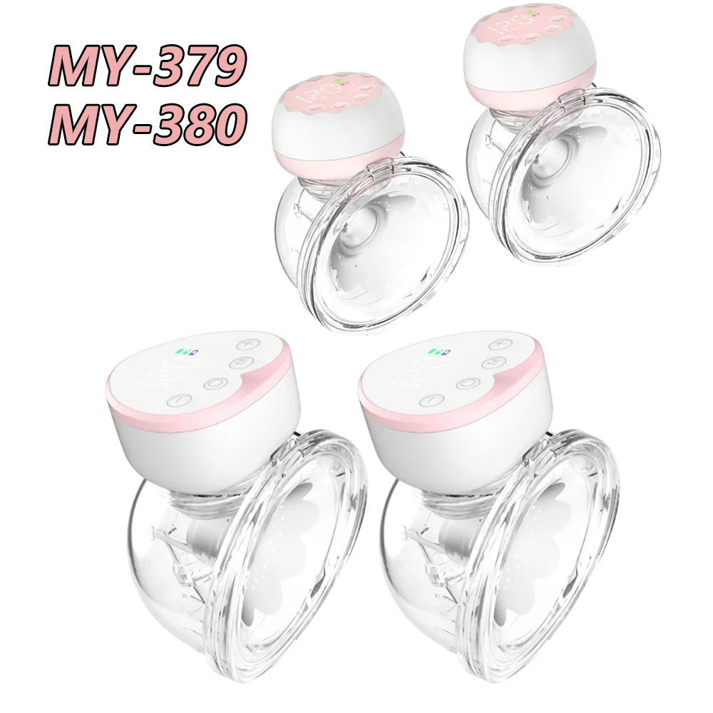 Tragbare Milch pumpe Hand freie elektrische Milch pumpe zum Stillen 4 Modi 12 Saug stufe geräuscharm ml Milch sammler Image