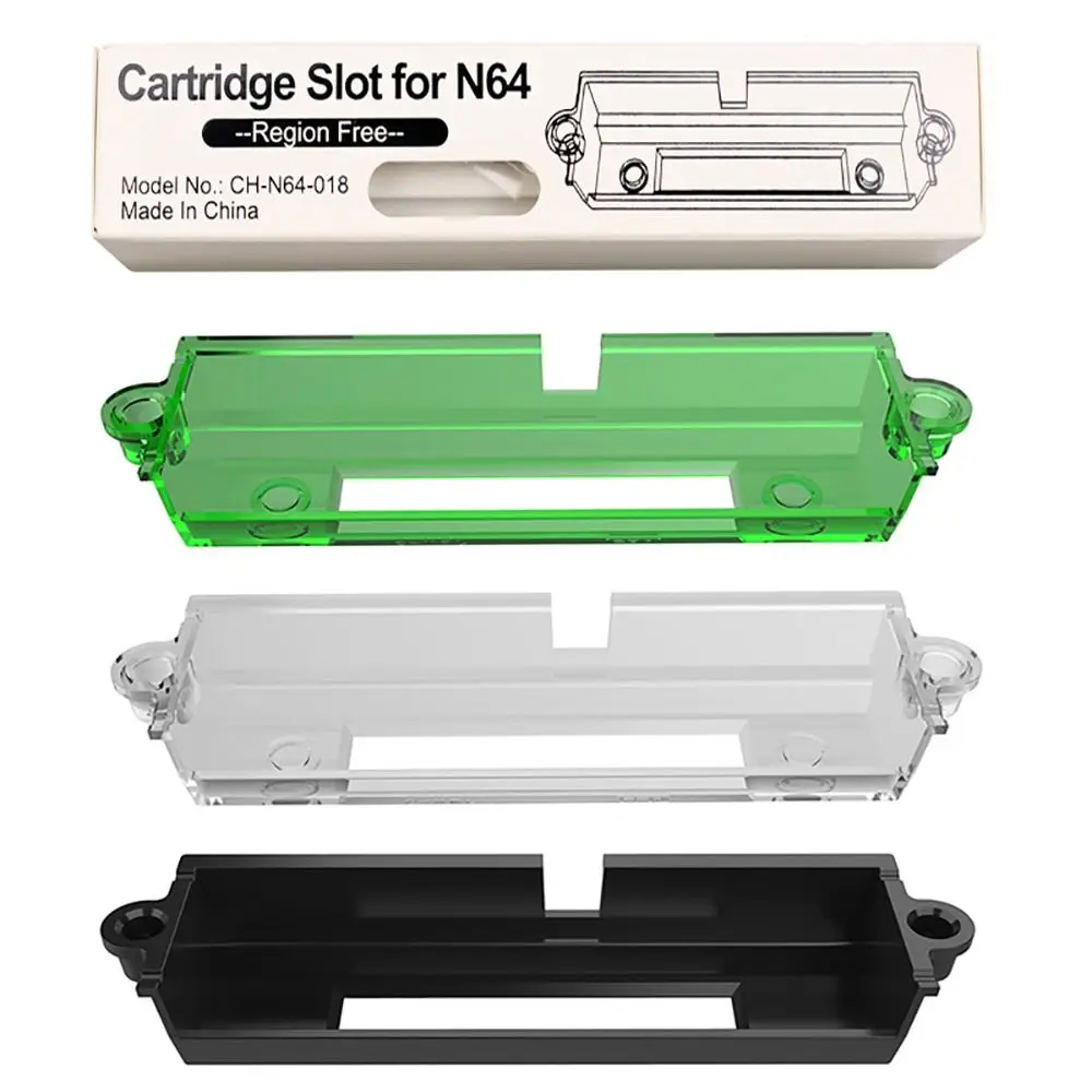 Region Free Game Cartridge Slot Langlebiger US JAPAN Games Game Cartridge Adapter Universelles N64 Cartridge Slot Tray für Nintendo 64 Image