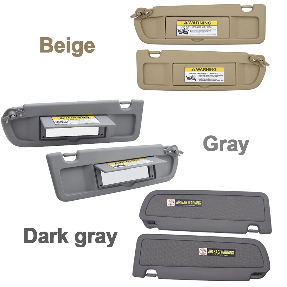 Sonnenblenden auf der linken Fahrer- und rechten Beifahrerseite für Honda Civic 2006 2007 2008 2009 2010 2011, OEM # 83230-SNA-A01ZB Image