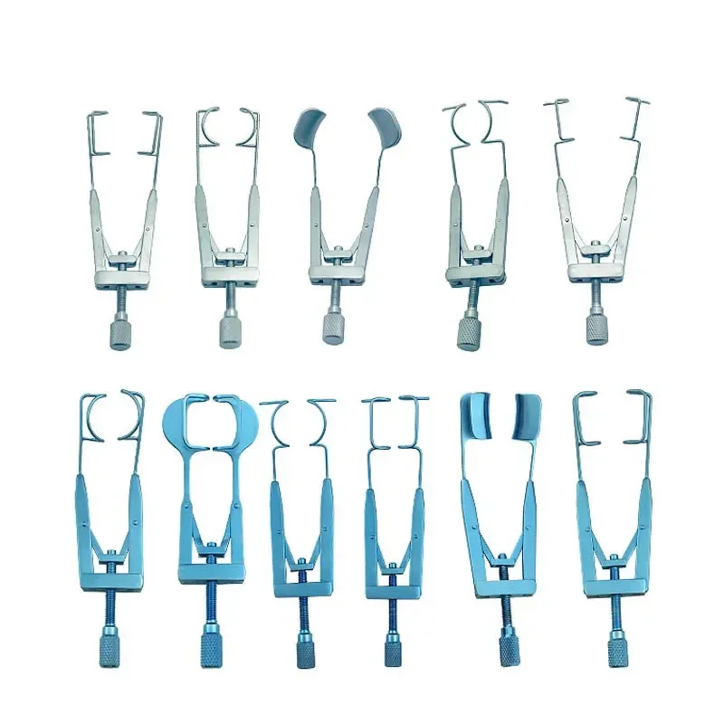Lie berman Speculum Augenlid streuer aus Titan legierung/Edelstahl verstellbarer Augen öffner Augen instrument Image