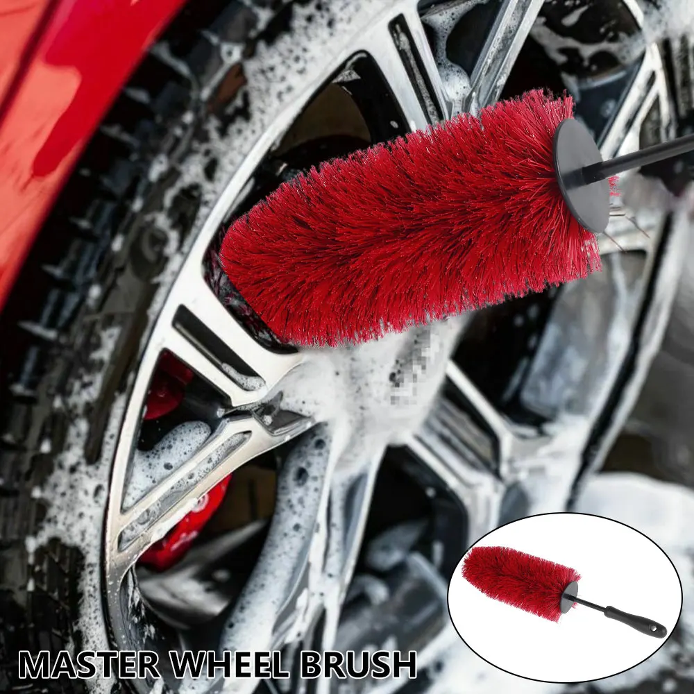Auto Rad Pinsel Reifen Reinigung Pinsel Felge Wäscher Weiche Legierung Reiniger für Fahrzeug Reifen Auto Chassis Motor Waschen Acce Clean Tool Image