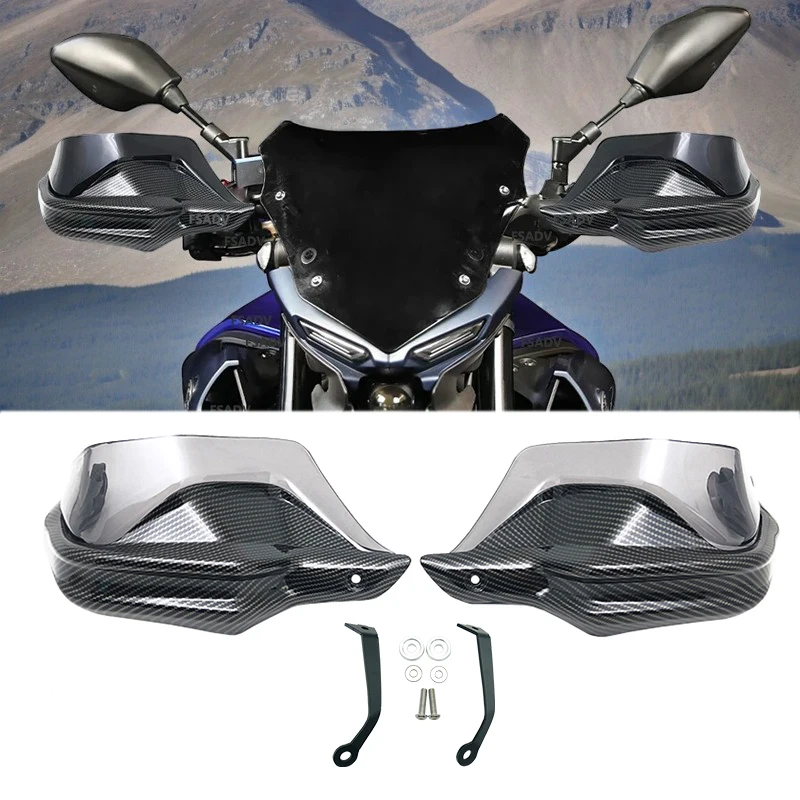 Für Yamaha MT 03 MT25 MT-03 MT-25 MT 03 25 2015-2024 Motorrad Handprotektoren Schild Wachen Windschutzscheibe Hand wind Schutz Image