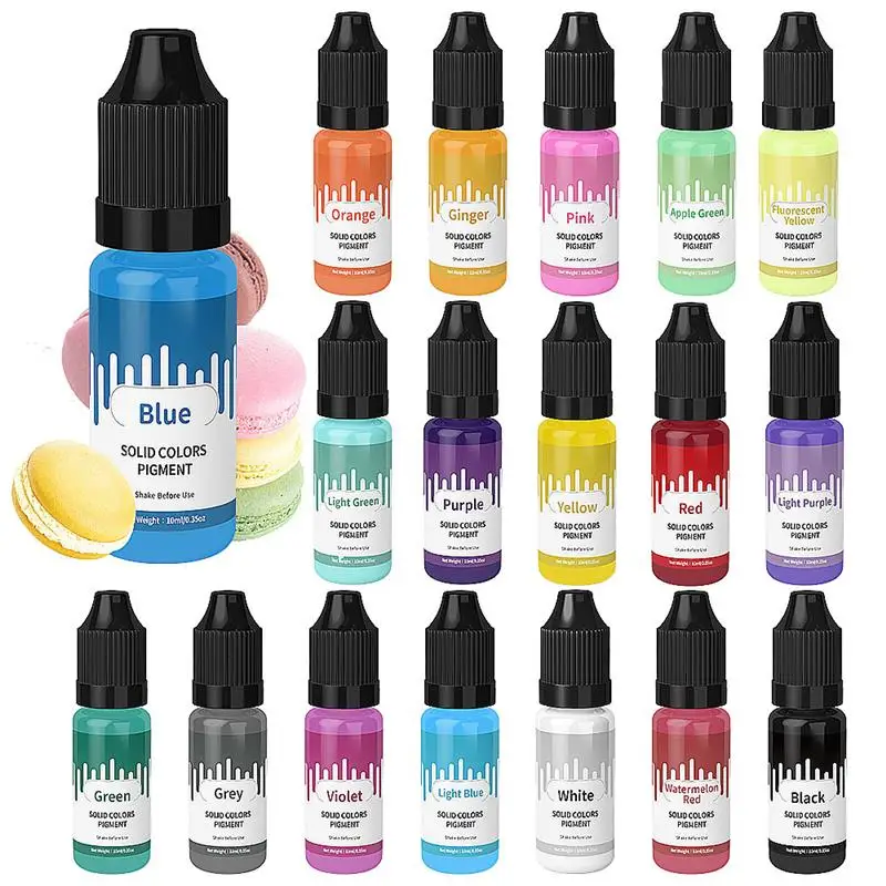10ml einfarbige Epoxidharz pigmente flüssiger Farbstoff DIY Epoxidharz Epoxidharz hand gefertigt für Harz formen Image