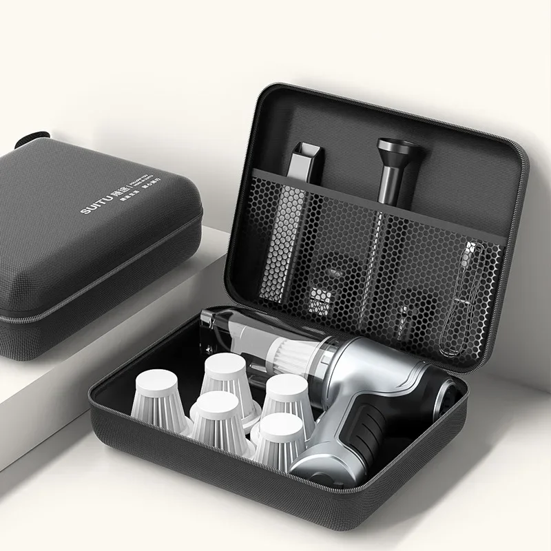 95000pa drahtlose tragbare Staubsauger Auto Staubsauger Handheld Mini Forcar Home Desktop Tastatur Reinigung Akku-Reiniger Image