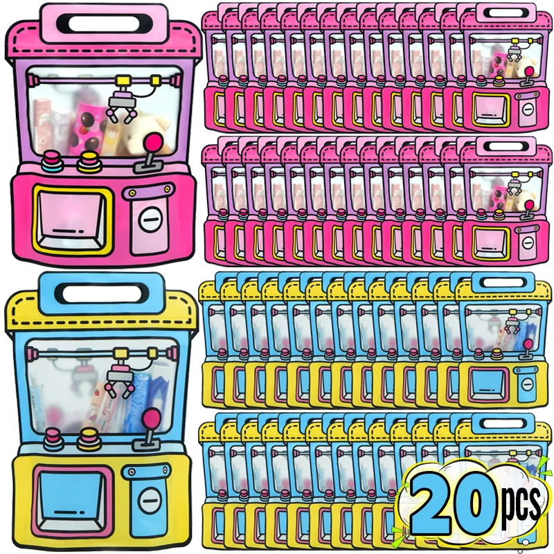 1-20 stücke Cartoon Schult asche geformte Handtaschen Keks Süßigkeiten Snack Taschen für Kinder Kinder Geburtstags feier Geschenke Verpackung Beutel Tasche Image