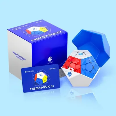 [ECube] GAN Megaminx V2 Maglev UV Magnetische Original Hohe Qualität Geschwindigkeit Zauberwürfel Dodekaeder Magnete Geschwindigkeit Puzzle Geschenk Spielzeug Image