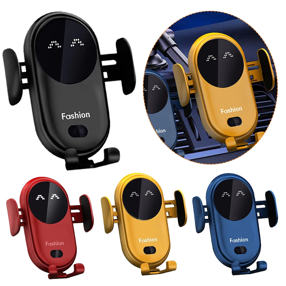 10w Auto-Ladegerät Auto-Klemm-Entlüftung Telefon halter mit Saugnapf halter Infrarot-Sensor Telefon drahtlose Auto halterung Image