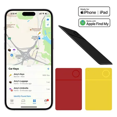 Smart Bluetooth GPS Card Tracker Based on IOS Find My APP Anti Lost Item Locator for iPhone Luggage