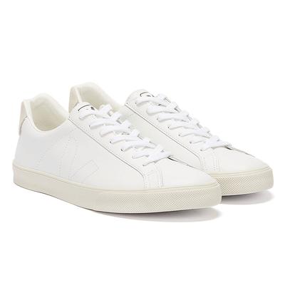 Veja Esplar Womens Extra Weiß Leder Sneakers