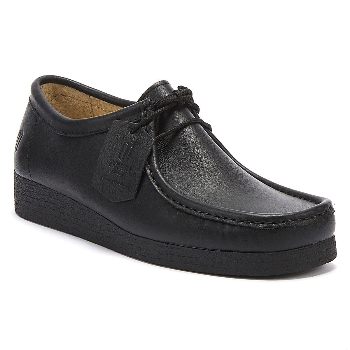 TOWER London Apache Schwarz Nappa Schuhe