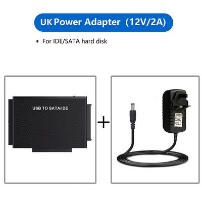USB 3.0 to SATA IDE Hard Drive Adapter USB Type-C External Hard Drive Reader Data Ultra Recovery Converter Cable Kit for Universal HDD SSD Optical Drive