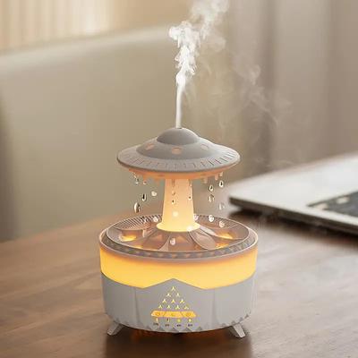 Water Drop Aromatherapy Humidifier for Household Heavy Fog Volume Desktop Silent Remote Controlled Essential Oil Aromatherapy Machine