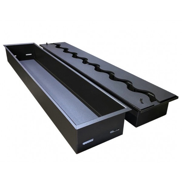 OutInFire FALA 200 – Einbau-Bioethanol-Brenner/Einsatz mit Sicherheitsbehälter 110 cm / Fassungsvermögen 9 l Image