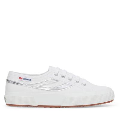 Superga 2953 Swallow Tail Mirror - White Silver