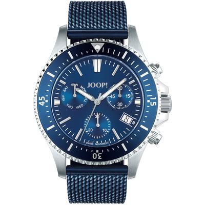 Chronograph JOOP "2027581" Armbanduhren blau Herren Armbanduhr, Quarzuhr, Herrenuhr, Datum, Stoppfunktion