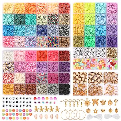 TEMU Superlele 6000pcs Bracelet Kit, Halloween And Christmas Gifts, Bracelet Kit, 64 6mm Round Pad Pendant Jewelry Kit, For Diy, Decoration, Jewelry , Bracelets, Necklaces, , Anklets, Keychains, .