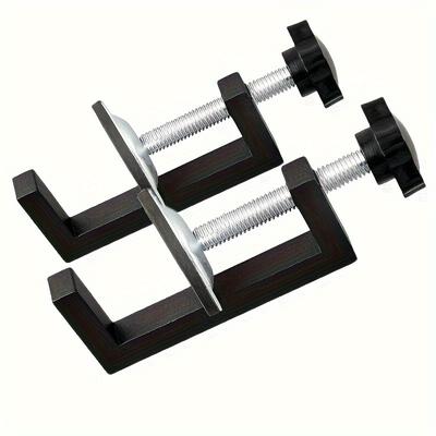 TEMU 1pc/2pcs C-clamp Iron Clamp Strong F-clamp Woodworking Fixed Jig Clamp G-clamp For Woodworking F-clamp Accessories Tools Image