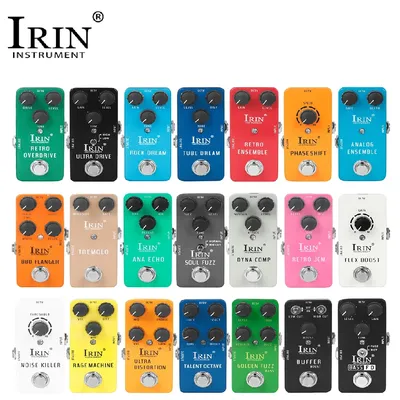 Irin rs neue Multi-Effekte analoge Verzögerung Retro Überlast Effektor E-Gitarre Bass-Effekte Pedal Gitarre Zubehör