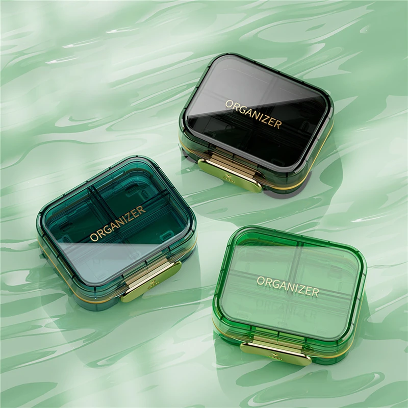 Mini-Dosierung, Umweltschutz, feuchtigkeitsbeständig, für Reisen, unabhängige Pille, tragbar, mehrzellige Pillendose, Verpackung, Aufbewahrung