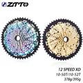 Ztto mtb 12 geschwindigkeit 10-52t 10-50t adler kassette ultimate xd freilauf gold 385g ult cnc stahl leicht 12 s k7 12v bunt